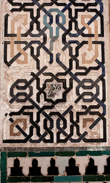 Detalj Mosaik Från Alhambra — Stockfoto