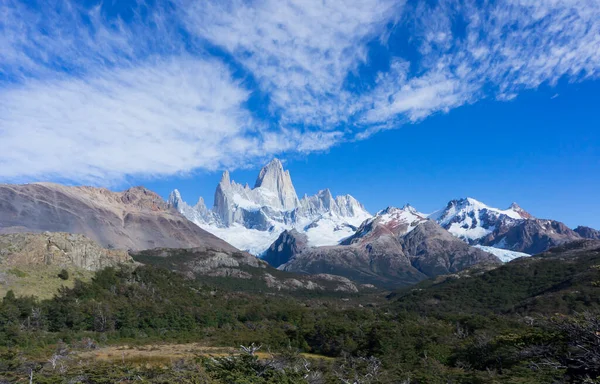 Monte Fitz Roy Patagônia Argentina América Sul — Fotografia de Stock