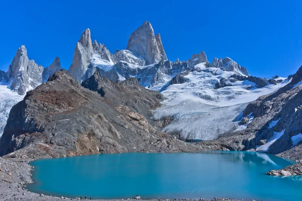 Monte Fitz Roy Patagonia Argentina América Del Sur —  Fotos de Stock