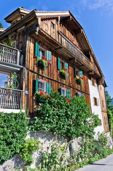 Hallstätter Alpen Altstadt Und Seeblick Österreich — Stockfoto