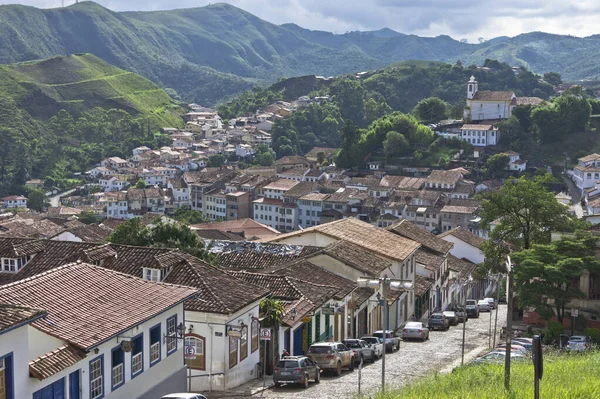 Ouro Preto Old City Street View Brazília Dél Amerika — Stock Fotó