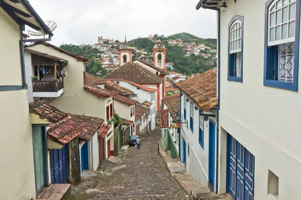 Ouro Preto Old City Street View Brasilien Südamerika — Stockfoto