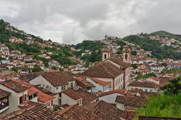 Ouro Preto Old City Street View Brasilien Südamerika — Stockfoto