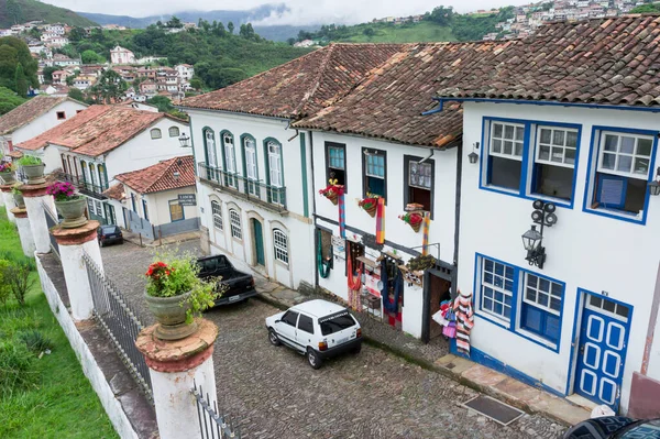 Ouro Preto Old City Street View Brazília Dél Amerika — Stock Fotó