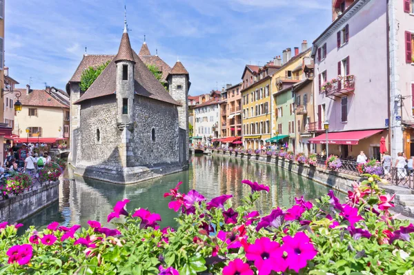 Annecy Old City View Lake France Alps Europe — 图库照片
