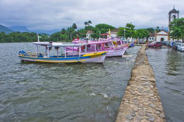 Paraty, Eski Şehir Sokak Manzarası, Brezilya