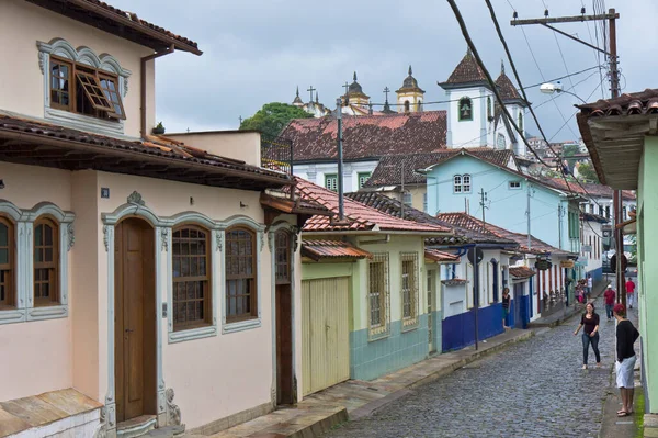 Mariana Old City Street View Brasilien Südamerika — Stockfoto