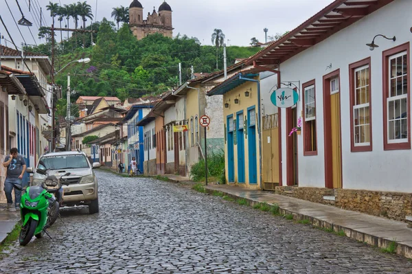 Mariana Old City Street View Brazília Dél Amerika — Stock Fotó