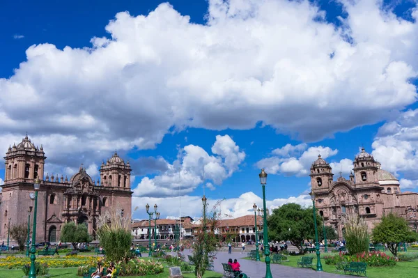 Cuzco Vista Rua Cidade Velha Peru — Fotografia de Stock