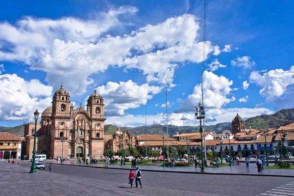 Cuzco Vista Rua Cidade Velha Peru — Fotografia de Stock