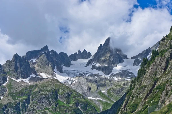 Φυσικό Τοπίο Άλπεις Ελβετία Χιόνι Άλπεις Ευρώπη — Φωτογραφία Αρχείου