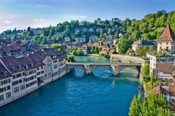 Bern Old City View River Switzerland Europe — Stock Photo, Image