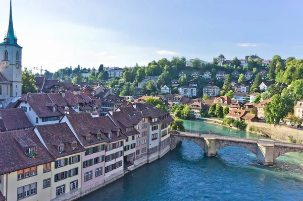 Bern Old City View River Aar Switzerland Europe — Stock Photo, Image