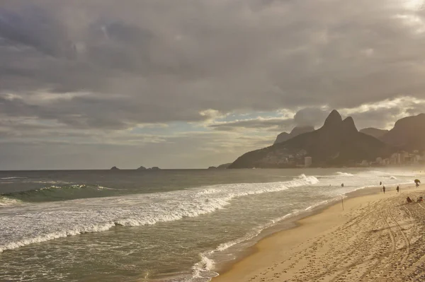 Ipanema Vistas Playa Tropical Río Janeiro Brasil América Del Sur —  Fotos de Stock