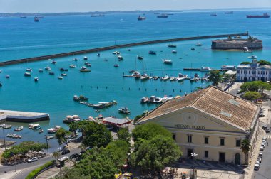 Salvador de Bahia, Eski liman manzarası, Brezilya, Güney Amerika
