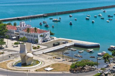 Salvador de Bahia, Eski liman manzarası, Brezilya, Güney Amerika