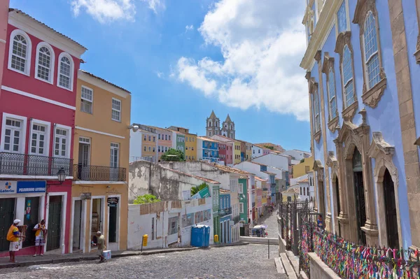 Salvador de Bahia, Pelourinho Renkli binalar, Brezilya, Güney Amerika