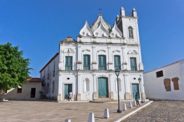Sao Luis, Eski şehir sokak manzarası, Brezilya, Güney Amerika