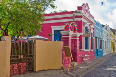 Olinda, Eski şehir sokak manzarası, Brezilya, Güney Amerika