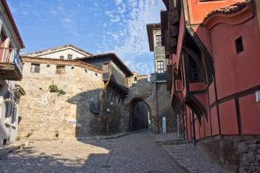 Filibe, Eski kent sokak manzarası, Bulgaristan, Balkanlar, Avrupa