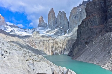 Torres del Paine, Patagonya, Şili, Güney Amerika