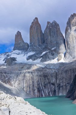 Torres del Paine, Patagonya, Şili, Güney Amerika