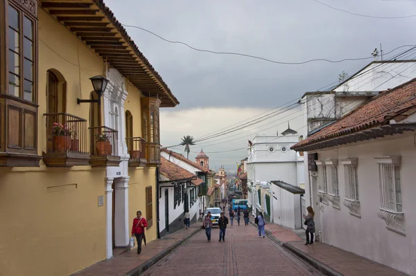 Bogota Óváros Utcára Néző Kolumbia Dél Amerika — Stock Fotó