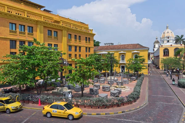 Cartagena Vista Rua Cidade Velha Colômbia América Sul — Fotografia de Stock