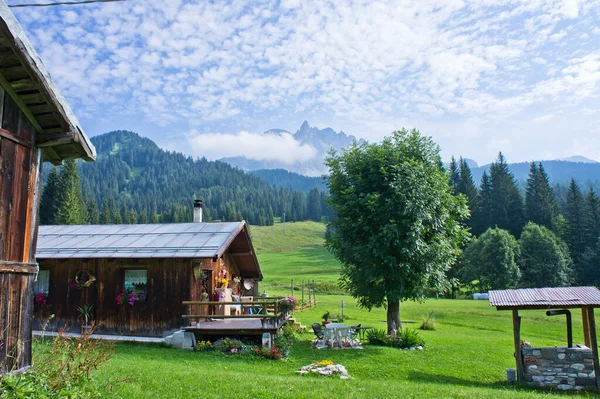 Naturlandschaft Den Dolomiten Italien — Stockfoto