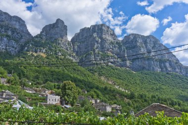 Vikos Boğazı, Epirus, Yunanistan, Zagorochoria çevresindeki doğal manzara