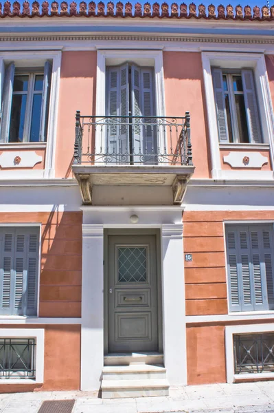 Atenas Plaka Vista Rua Cidade Velha Grécia — Fotografia de Stock