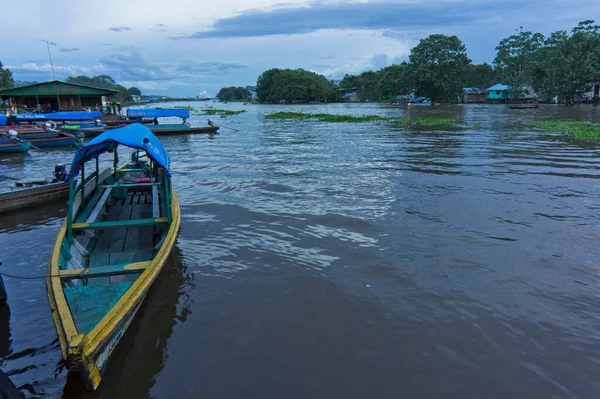 Leticia Uitzicht Oude Haven Amazonebekken Colombia Zuid Amerika — Stockfoto