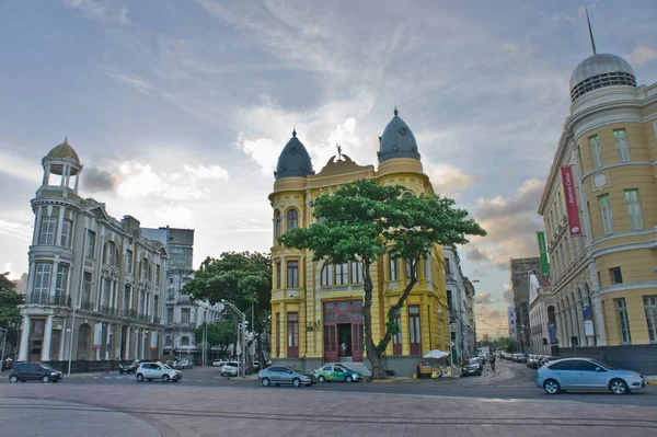 Recife Stare Miasto Widok Ulicę Brazylia Ameryka Południowa — Zdjęcie stockowe