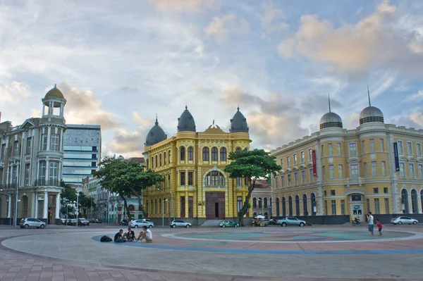 Recife Cidade Velha Vista Rua Brasil América Sul — Fotografia de Stock