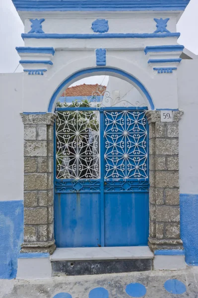 Rhodes Island Koskinou Tradicional Village Vista Rua Grécia Europa — Fotografia de Stock