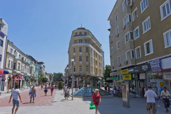 Varna Cidade Velha Vista Rua Bulgária Balcãs Europa — Fotografia de Stock