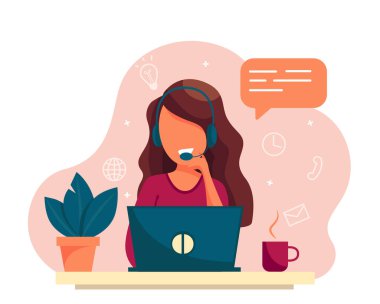 Zaman yönetimi, kontrol. Vektör çizimi düz tasarım. Arka planda izole edilmiş. İşadamı Stang, devasa bir kum saatinin yanında. İşlem organizasyonu. Sevimli Mutlu Adam 'ın çok boş zamanı var.