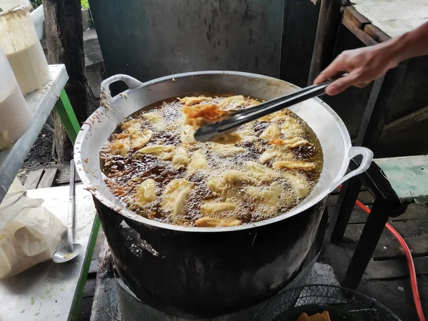 Tempe Goreng Endonezya Dan Geleneksel Yemektir — Stok fotoğraf