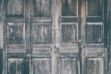 Arkaplan için eski tarz ahşap kapı
