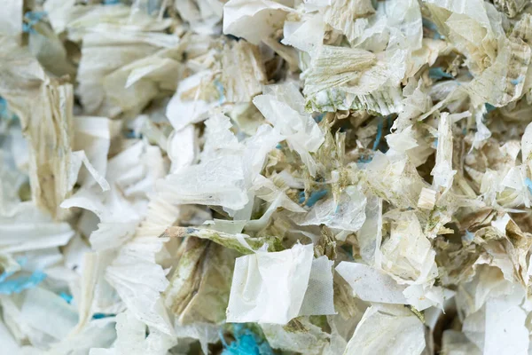 Plastiktütenabfall Für Das Recycling Abfallwirtschaftskonzept — Stockfoto