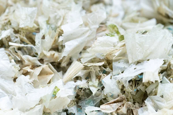 Plastiktütenabfall Für Das Recycling Abfallwirtschaftskonzept — Stockfoto