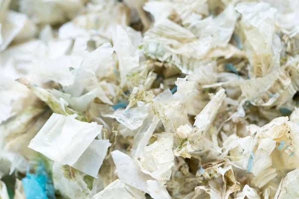 Plastiktütenabfall Für Das Recycling Abfallwirtschaftskonzept — Stockfoto