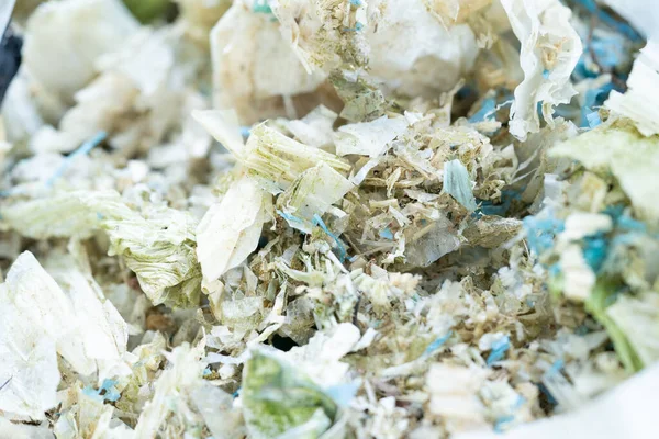 Plastiktütenabfall Für Das Recycling Abfallwirtschaftskonzept — Stockfoto