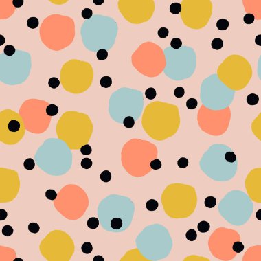 pembe bir arka plan, vektör çizim parlak noktalar ile soyut desen