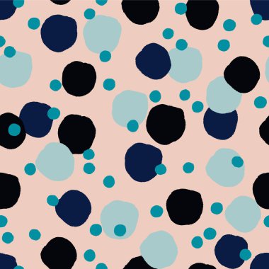 mavi pembe bir arka plan üzerinde mavi noktalı soyut, illüstrasyon vektör