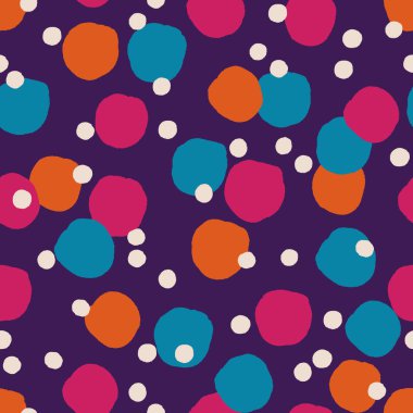 mavi mor arka plan üzerinde renkli noktalar ile Soyut, illüstrasyon vektör