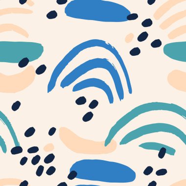 Noktalar ve çizgiler hafif renkler ile sorunsuz arka plan