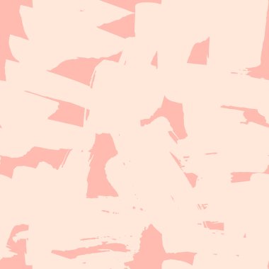 El ile soyut Dikişsiz desen fırça darbeleriyle çizilmiş. Vektör arka plan boyalı.