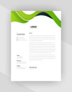 yaratıcı antet şablon tasarımı, şablon vektörü