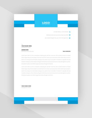 yaratıcı antet şablon tasarımı, şablon vektörü